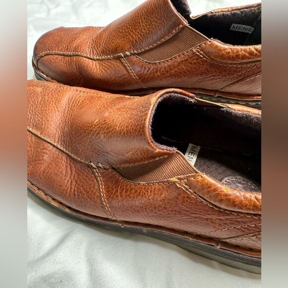 Vintage 90S Doc Martens Men Sz 10 Men Brown Leather Slip On Loafers - Picture 7 of 7